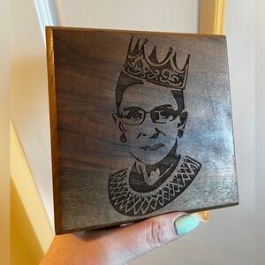notorious RBG plaque